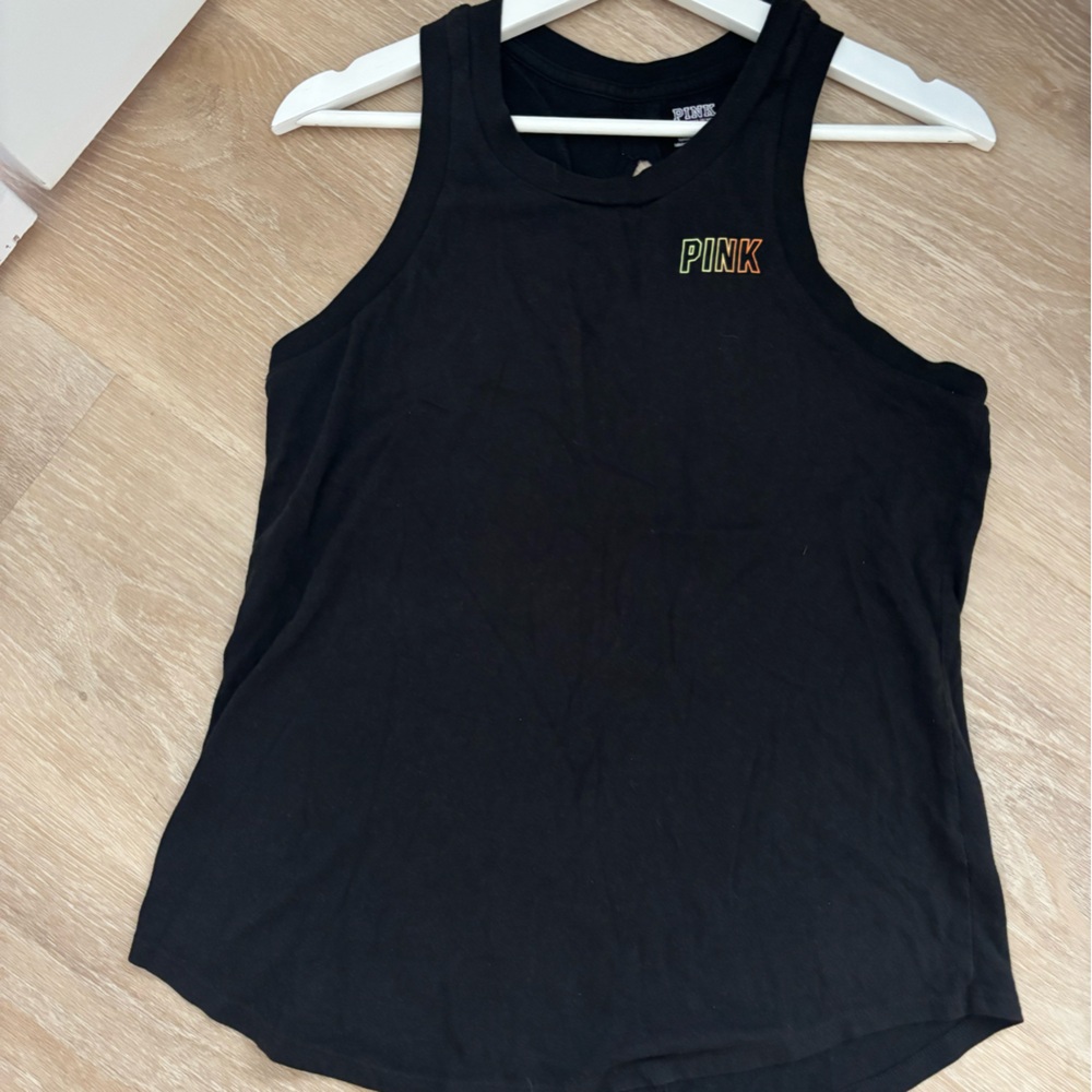 PINK Victoria's Secret Black Tank Top